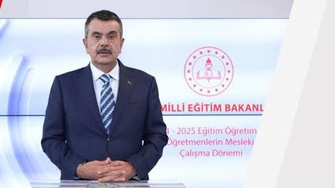 SAYIN BAKANIMIZIN KONUŞMASI İLE MESLEKİ ÇALIŞMALARA BAŞLADIK 